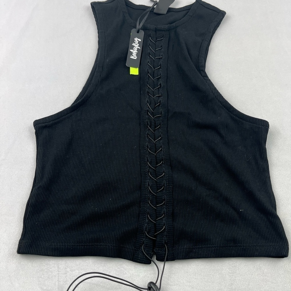 NWT bootaybag small sleeveless tank with stitching